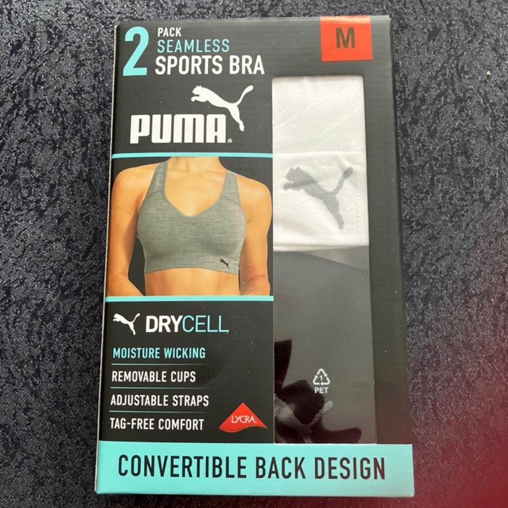 2pack Puma seamless sports BRA